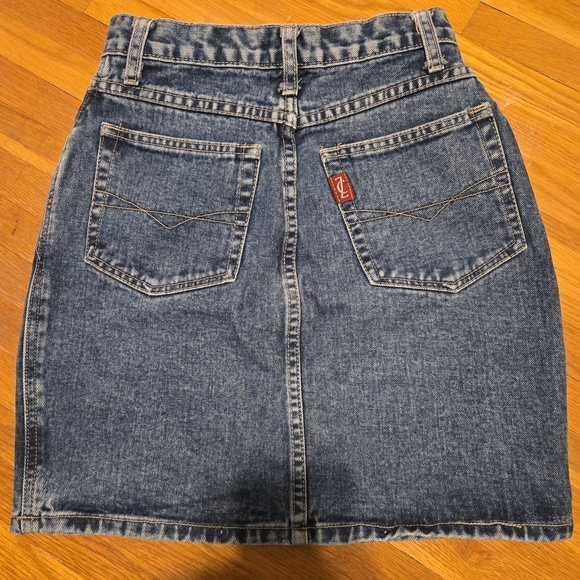 Z. CAVARICCI Y2K Women’s Size 28 Stonewash Denim Jean Skirt - Picture 4 of 4